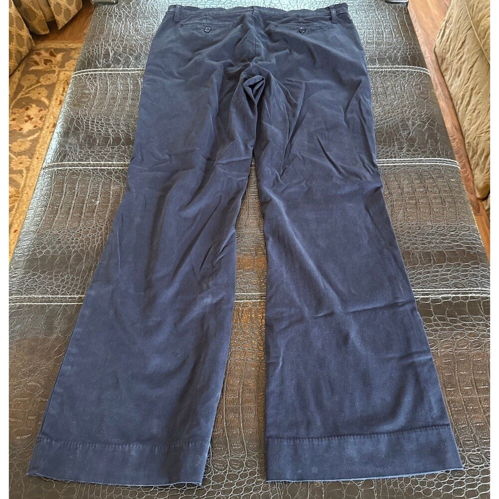 Lila Ryan The Jenalyn Bootcut Pants Womens 16 Blue Cotton Stretch - Picture 8 of 8